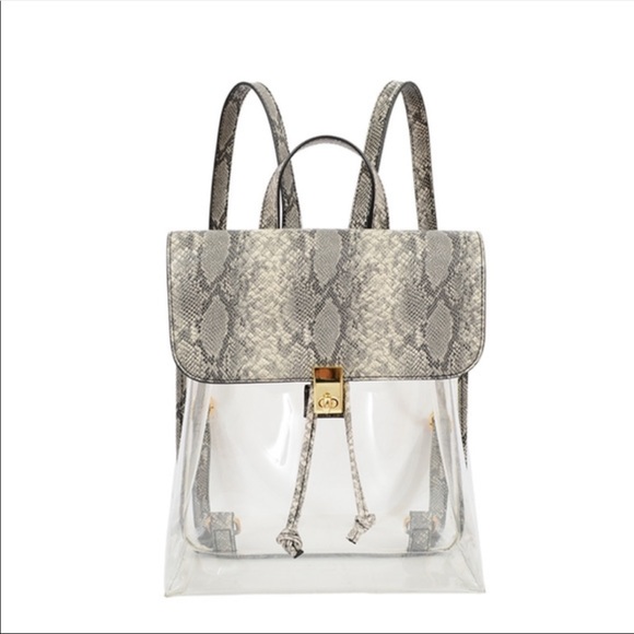 Transparent Snakeskin Backpack - Picture 3 of 4